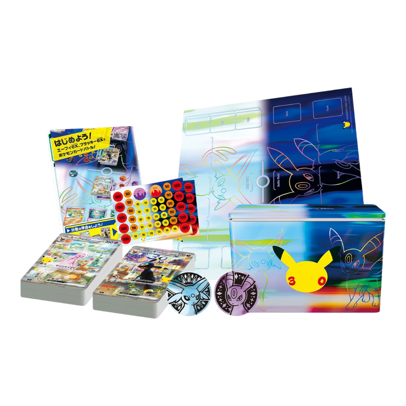 Pokémon 30th Celebration Premium Deck Set Espeon & Umbreon (JP)