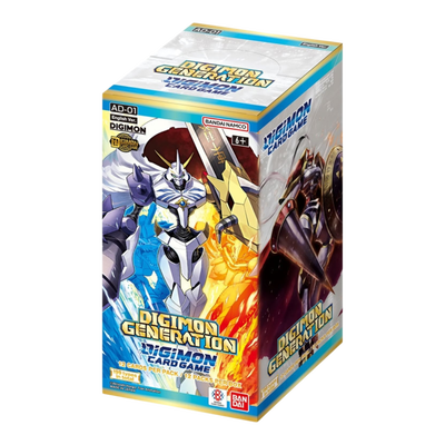 Digimon Card Game: AD-01 Digimon Generation Booster Box
