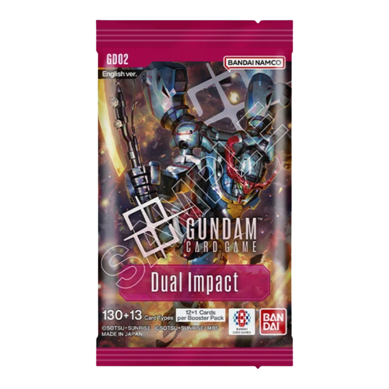 Gundam Card Game: Dual Impact GD02 Booster Pack