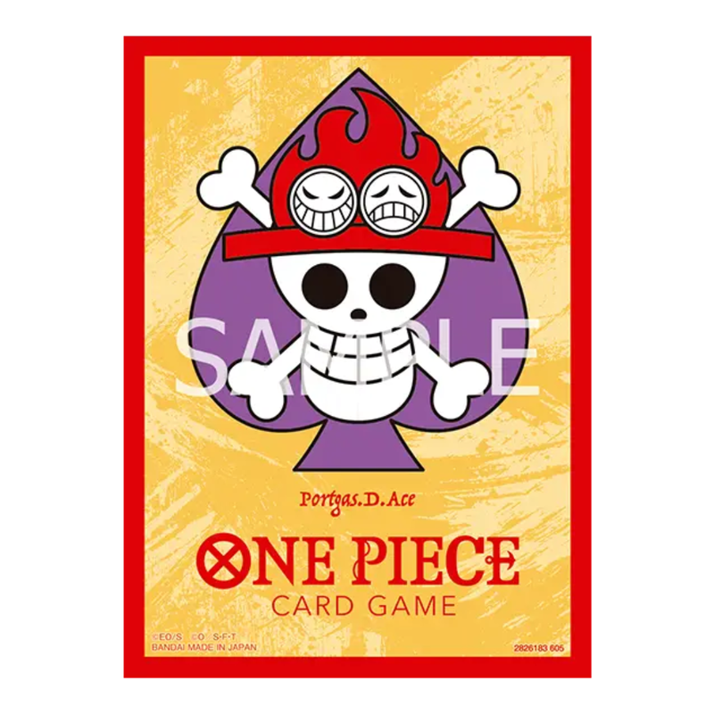 One Piece Card Game Official Sleeves: Premium Matte Portgas D. Ace