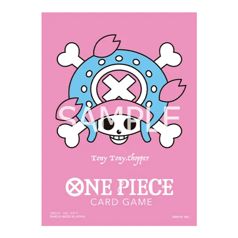 One Piece Card Game Official Sleeves: Premium Matte Tony Tony Chopper