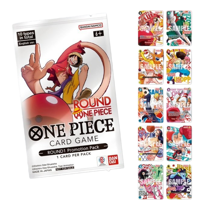 One Piece Card Game: Round 1 Promotion Pack (1 Kort) (JP)
