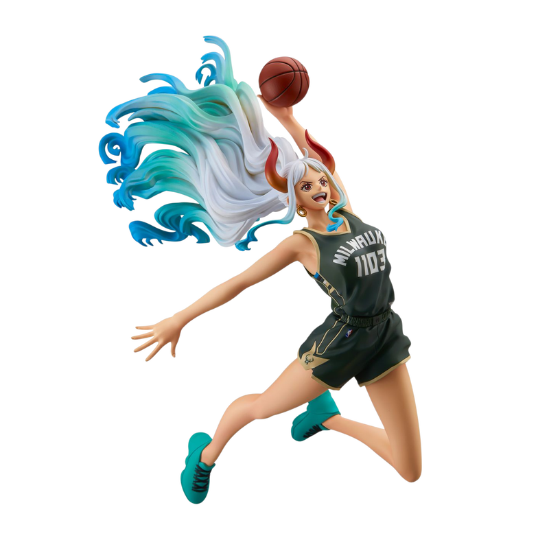 One Piece × NBA Master Stars Piece The Yamato MILWAUKEE BUCKS Figure