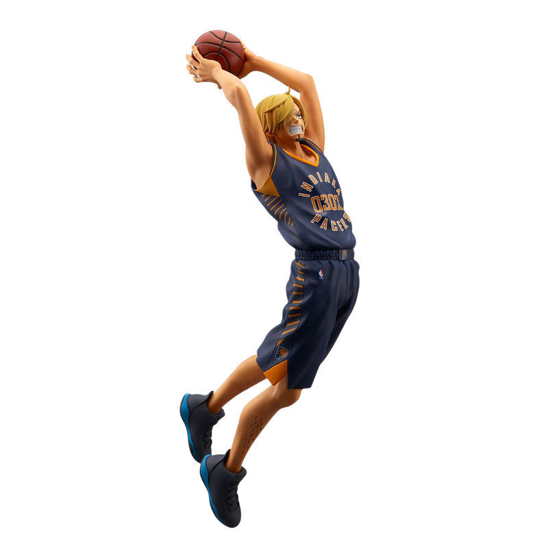 One Piece × NBA Master Stars Piece The Sanji INDIANA PACERS Figure