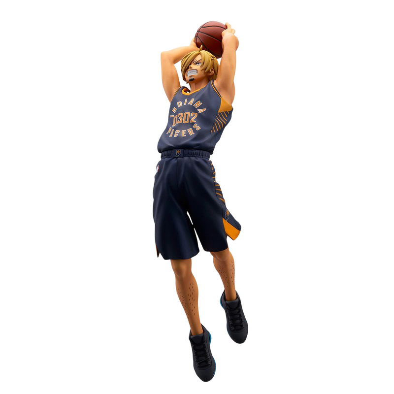 One Piece × NBA Master Stars Piece The Sanji INDIANA PACERS Figure