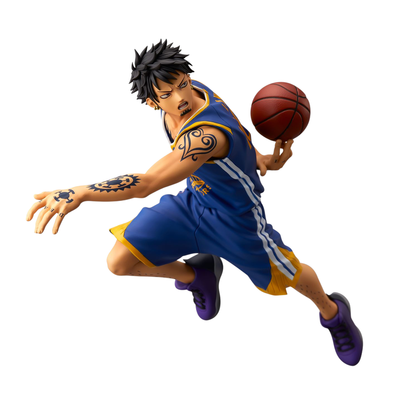 One Piece × NBA Master Stars Piece The Trafalgar Law GOLDEN STATE WARRIORS Figure