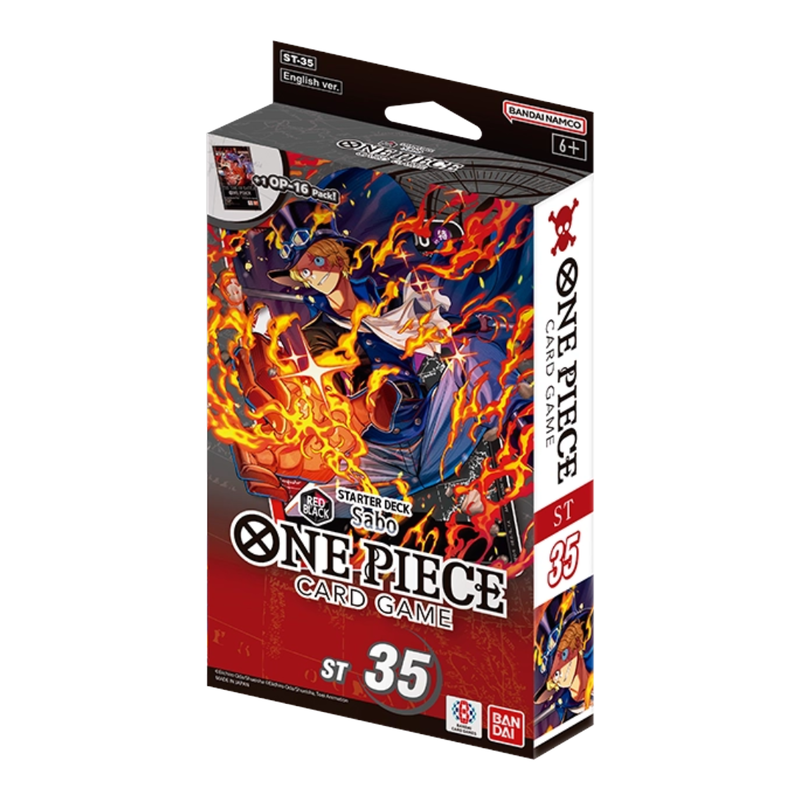 One Piece Card Game: Starter Deck ST35 RED/BLACK Sabo (ENG)