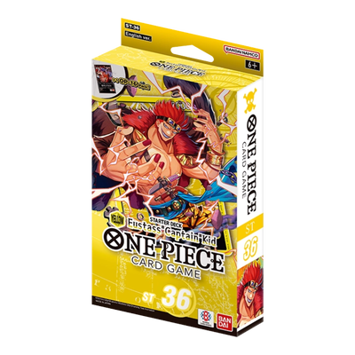 One Piece Card Game: Starter Deck ST36 YELLOW Eustass Captain Kid (ENG)
