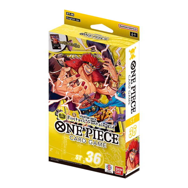 One Piece Card Game: Starter Deck ST36 YELLOW Eustass Captain Kid (ENG)