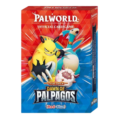 Palworld Official Card Game: Dawn of Palpagos Trial Deck Red-Blue