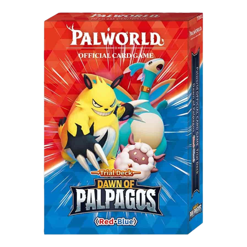 Palworld Official Card Game: Dawn of Palpagos Trial Deck Red-Blue