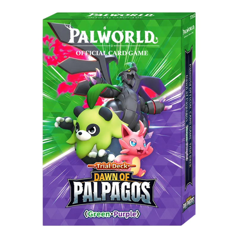 Palworld Official Card Game: Dawn of Palpagos Trial Deck Green-Purple