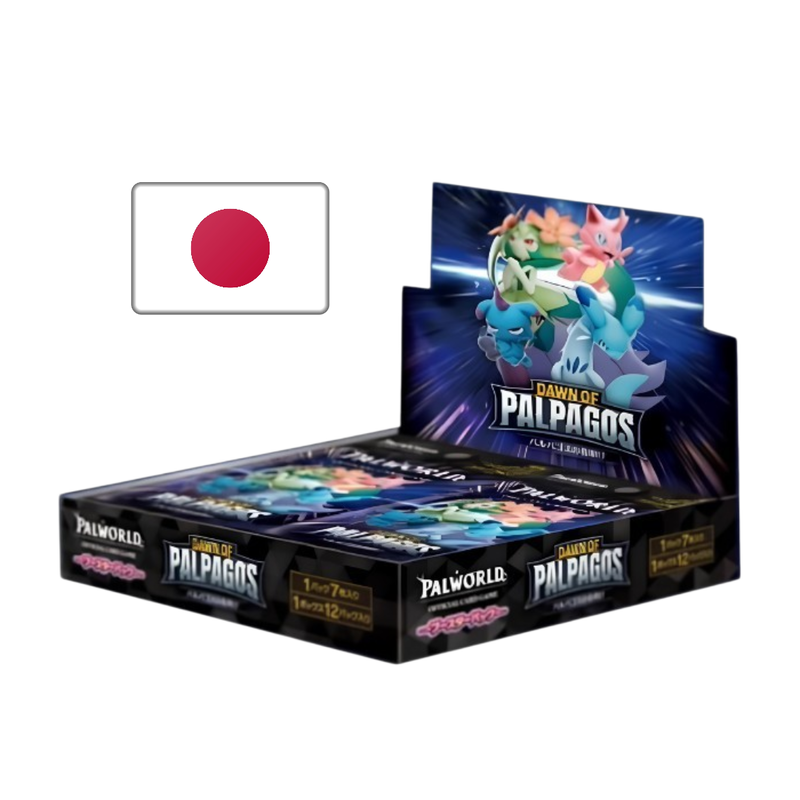 Palworld Official Card Game Dawn of Palpagos BP01 Booster Box (JP)