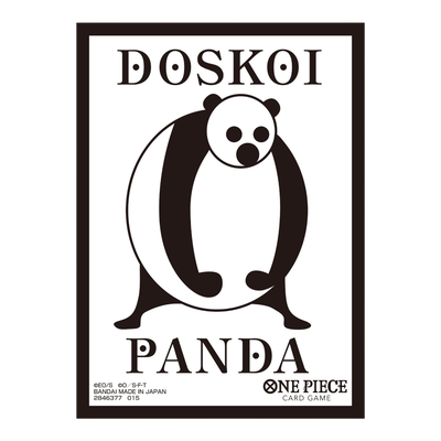 One Piece Card Game Official Sleeves: Doskoi Panda BASE SHOP Limited