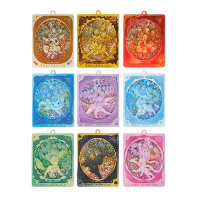 Blooming Legends 'Eevee & Friends' QuickSand Card Display Charm Gift Box (S-CH)