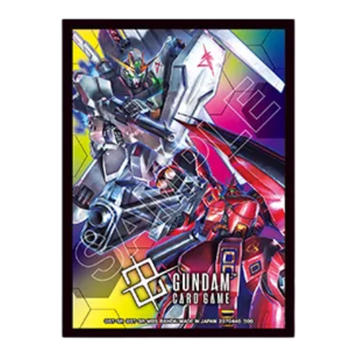 Gundam Card Game Official Card Sleeves: Gundam vs Sazabi Vol.2