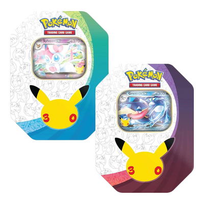 Pokémon 30th Celebration Tin Ex (ENG) (1 tin, slumpmässig)