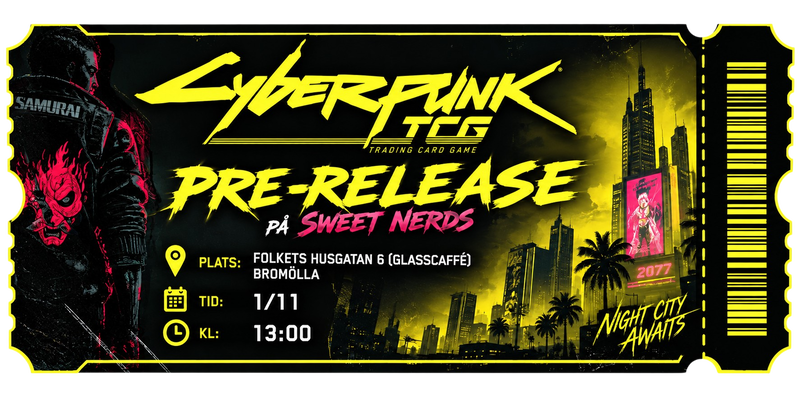 Cyberpunk TCG Pre-Release - 1 November
