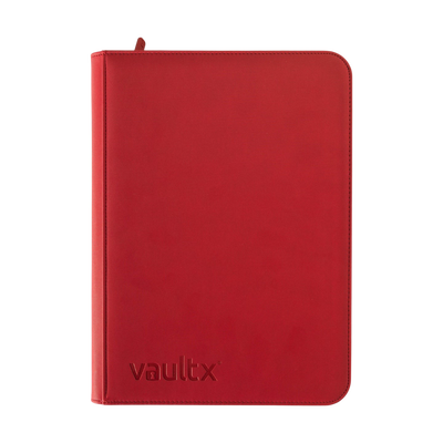 Vault X: Exo Tec Zip Binder 9-Pocket (Red)