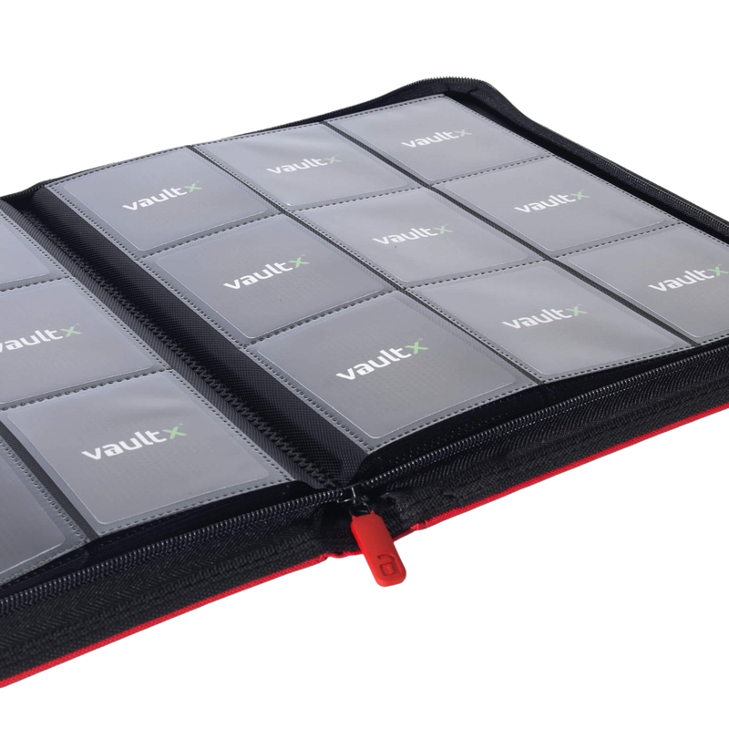 Vault X: Exo Tec Zip Binder 9-Pocket (Red)