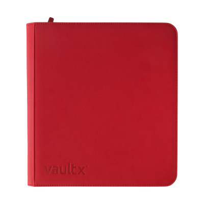 Vault X: Exo Tec Zip Binder 12-Pocket (Red)