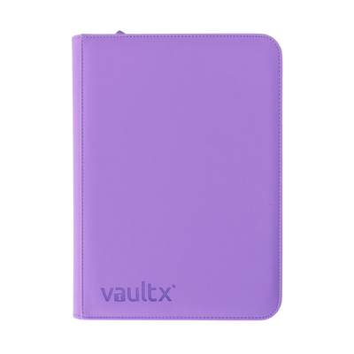 Vault X: Exo Tec Zip Binder 9-Pocket (Just Purple)
