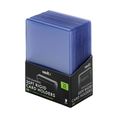 Vault X: Seamless Rigid Toploaders 35pt - 25-Pack