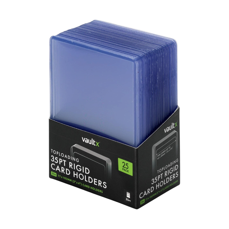 Vault X: Seamless Rigid Toploaders 35pt - 25-Pack
