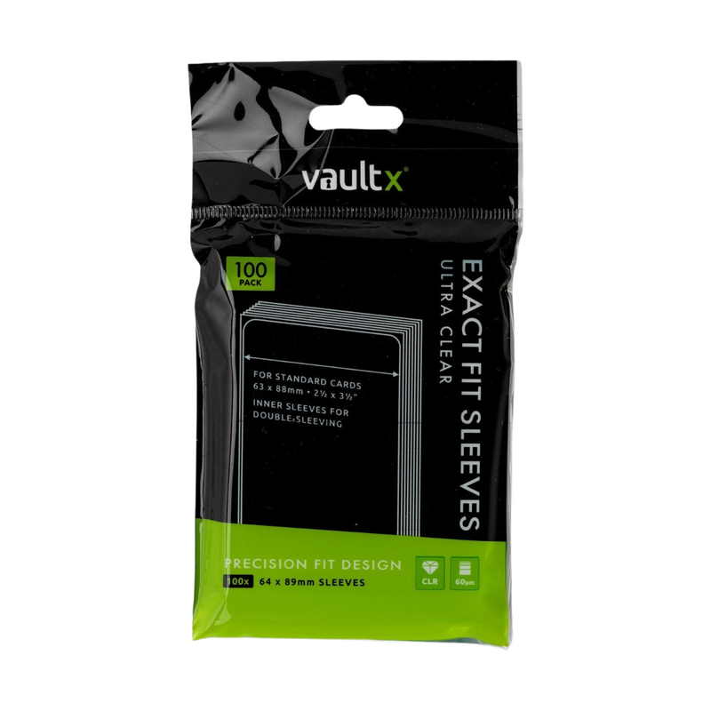 Vault X: Exact Fit Card Sleeves - 100-Pack