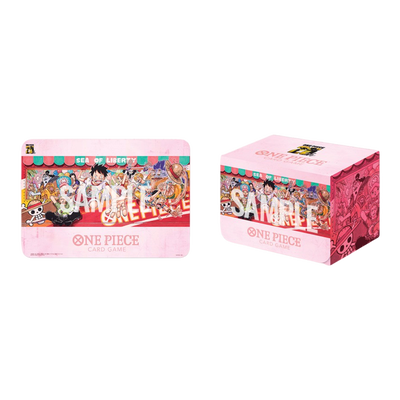 One Piece Card Game: Playmat and Card Case set -25th Edition-