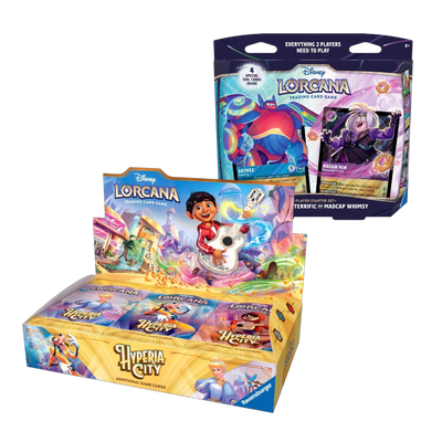 Disney Lorcana Hyperia City Booster Box + Starter Set Bundle