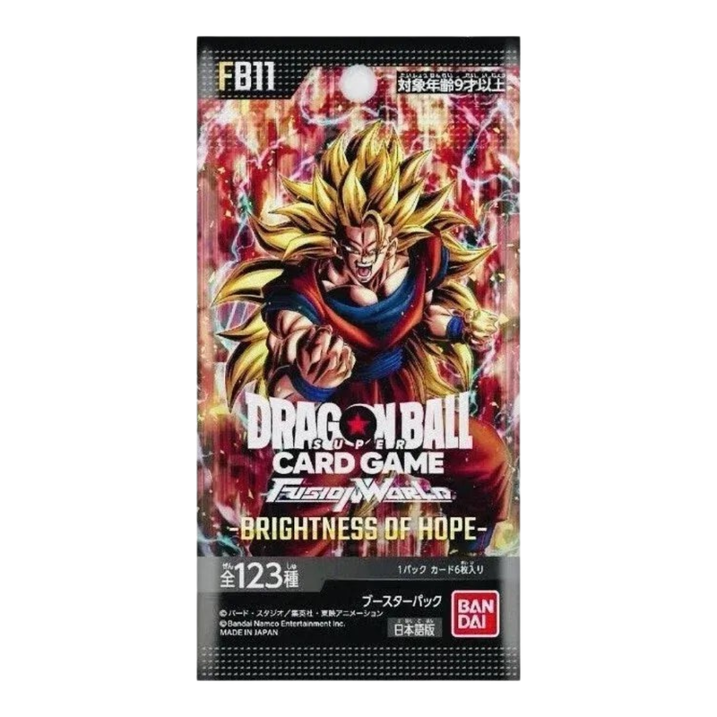 Dragon Ball Super Card Game Fusion World: Brightness Of Hope FB11 Booster Pack (JP)