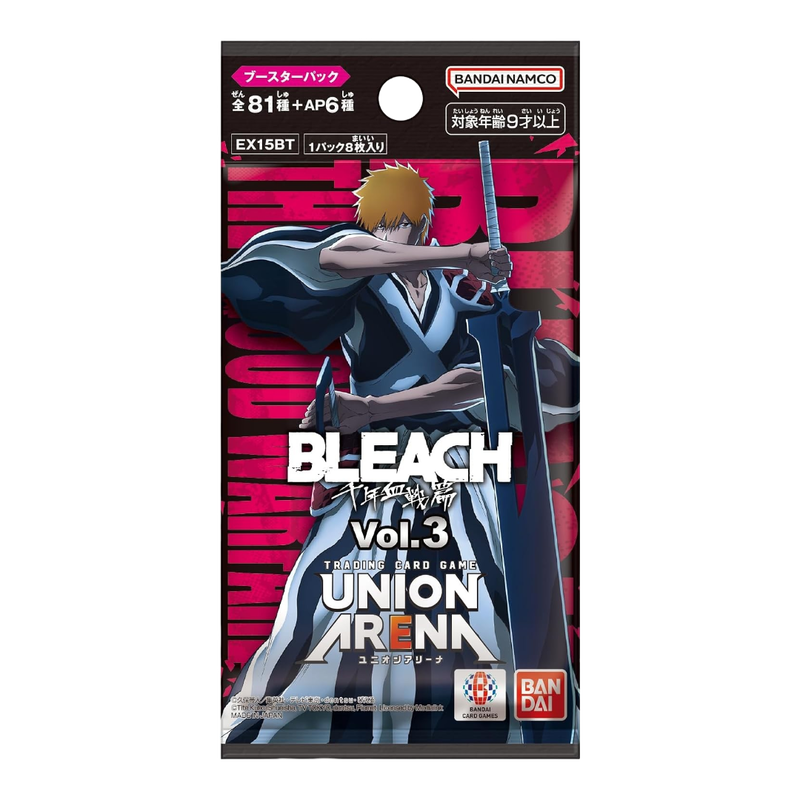 Union Arena BLEACH Thousand-Year Blood War Vol.3 Booster Pack (JP)