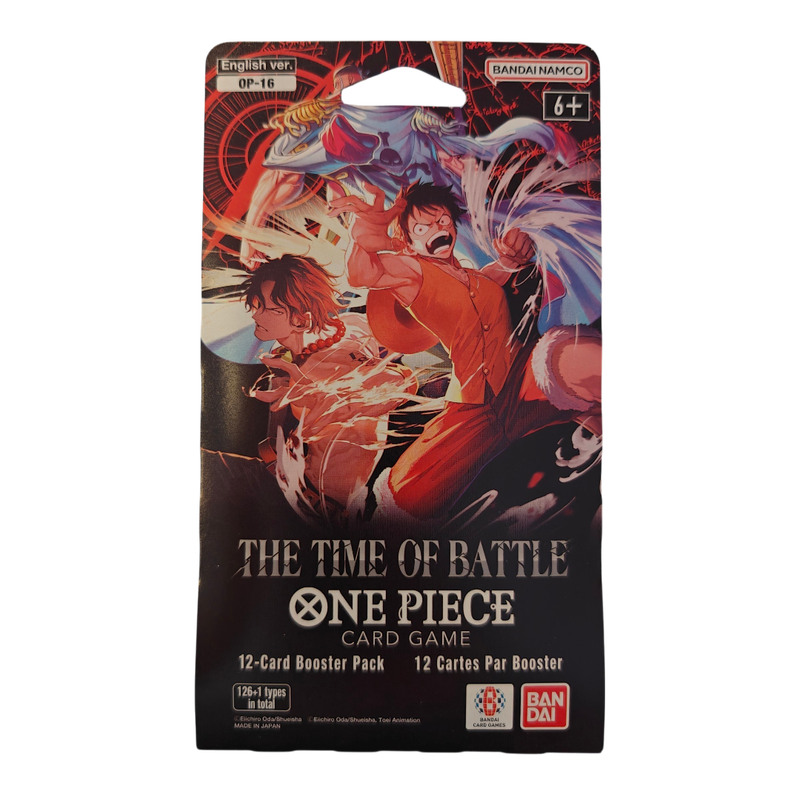 One Piece Card Game: OP16 The Time Of Battle Blister Pack (ENG)