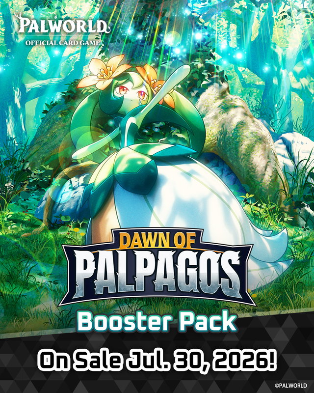 Palworld Official Card Game Dawn of Palpagos BP01 Booster Box