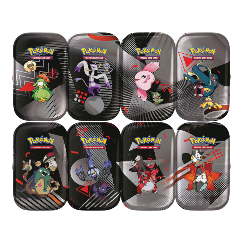 Pokémon Scarlet & Violet 10.5: Black Bolt & White Flare Mini Tin (1st)