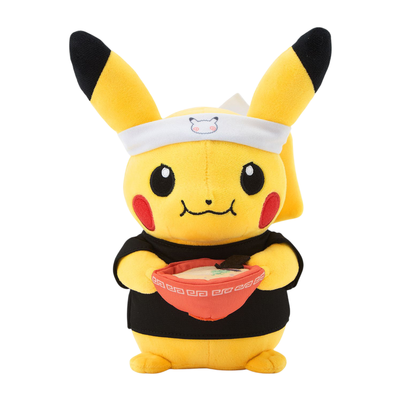 Pokémon Center: Ramen Pikachu Plush Fukuoka Exclusive