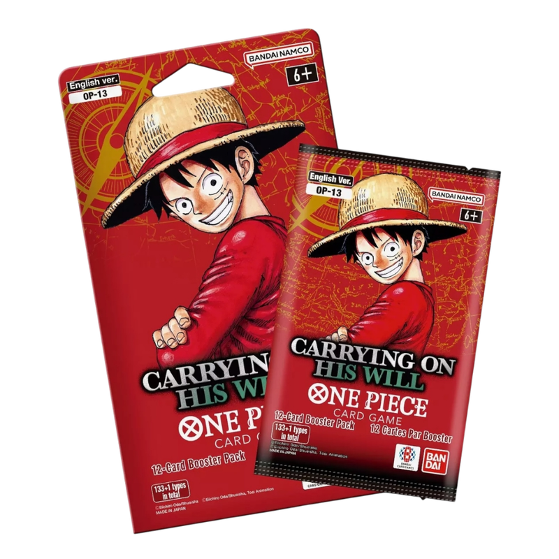 One Piece Card Game: OP13 - Carrying On His Will Sleeved Booster Pack