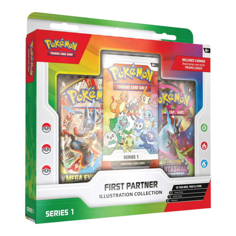 Pokémon First Partner Illustration Collection - Series 1