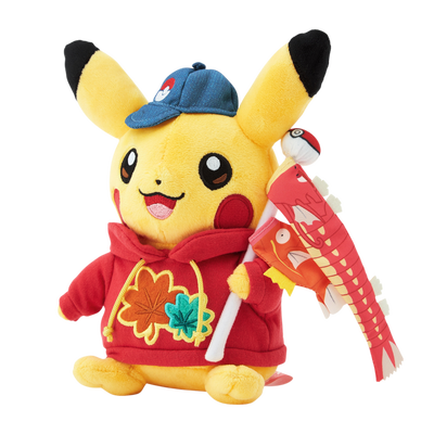 Pokémon Center Hiroshima: Pikachu Gyarados Flag Plush