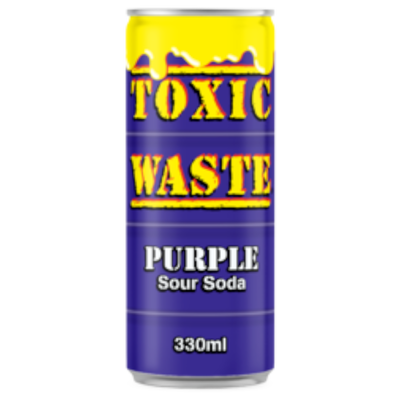 Toxic Waste Purple Sour Soda 330ml