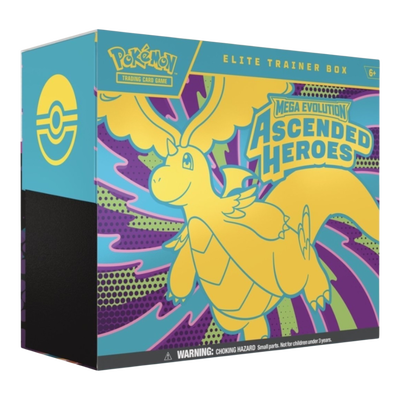 Pokémon Mega Evolution: Ascended Heroes Elite Trainer Box