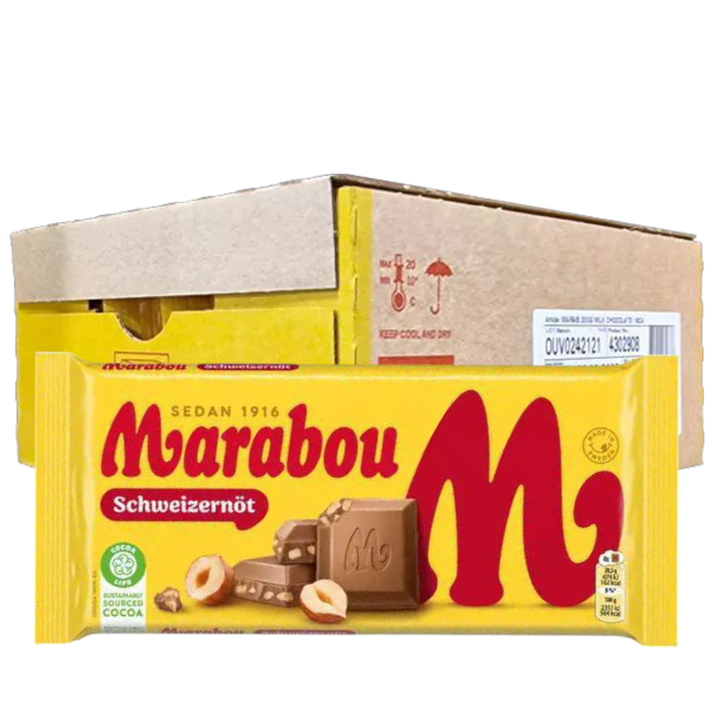 Marabou Schweizernöt 200g x15