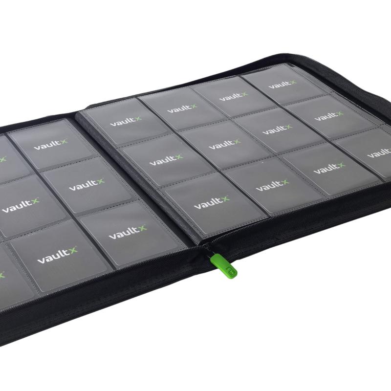 Vault X: Exo Tec Zip Binder 12-Pocket (Black)