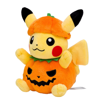 Pokémon Center: Halloween Pumpkin Pikachu Plush