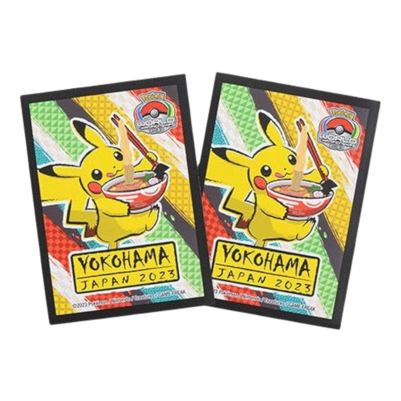 Pokémon Center Official Card Sleeves: Yokohama World Championship 2023 Pikachu