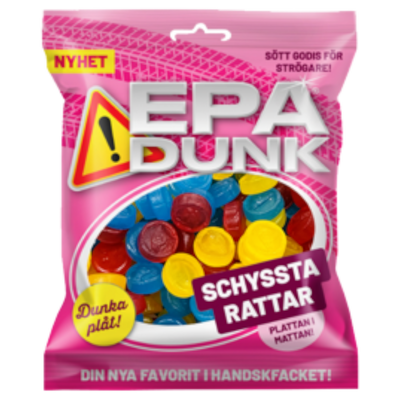 Epa Dunk Schyssta Rattar 80g