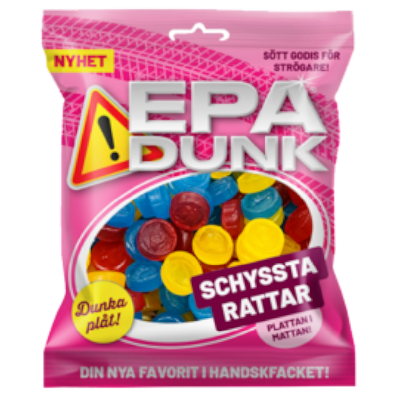 Epa Dunk Schyssta Rattar 80g