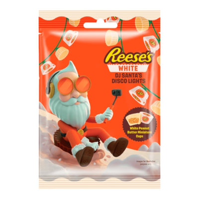 Reeses Disco Lights White Peanut Butter Miniature Cups 62g (BF: 2025/05) Reeses Disco Lights White Peanut Butter Miniature Cups 62g (BF: 2025/05)