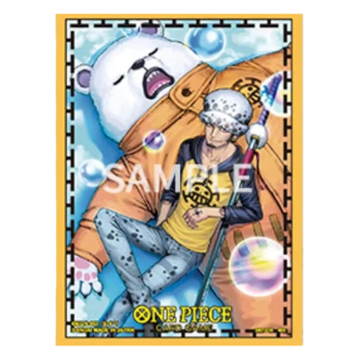 One Piece Card Game Official Sleeves: Trafalgar Law & Bepo Vol.4